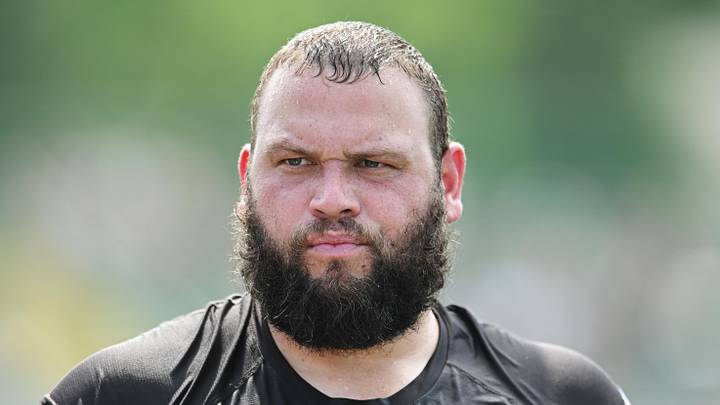 Former Cleveland Browns guard Joel Bitonio (75) during training camp.