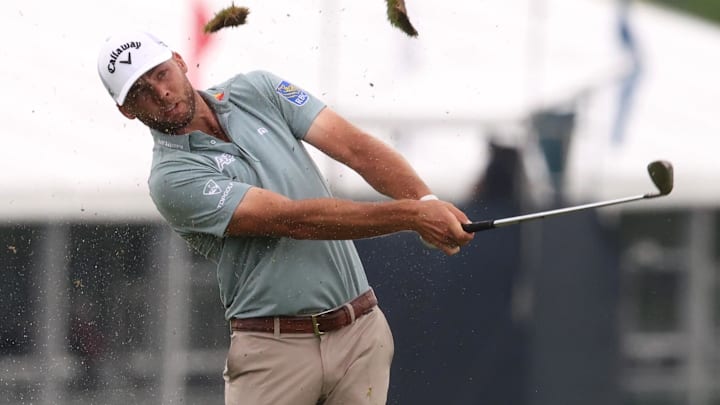 Sam Burns shot 78 in the final group Sunday at the U.S. Open.