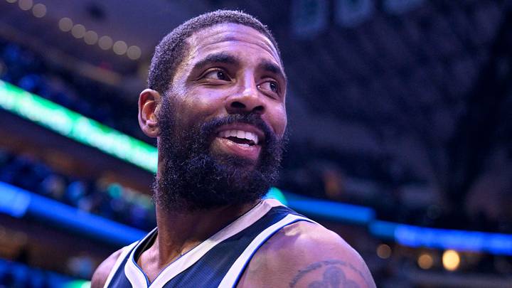 Feb 12, 2025; Dallas, Texas, USA; Dallas Mavericks guard Kyrie Irving (11) after the game between the Dallas Mavericks and the Golden State Warriors at the American Airlines Center. Mandatory Credit: Jerome Miron-Imagn Images Feb 12, 2025; Dallas, Texas, USA; Dallas Mavericks guard Kyrie Irving (11) after the game between the Dallas Mavericks and the Golden State Warriors at the American Airlines Center. Mandatory Credit: Jerome Miron-Imagn Images