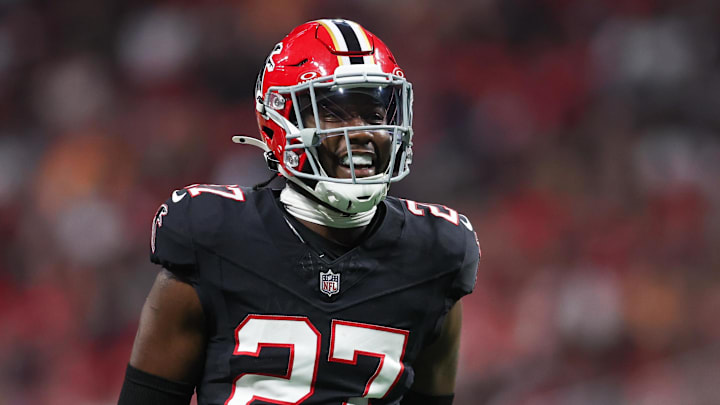 Atlanta Falcons safety Richie Grant will be a free agent this spring. Atlanta Falcons safety Richie Grant will be a free agent this spring.