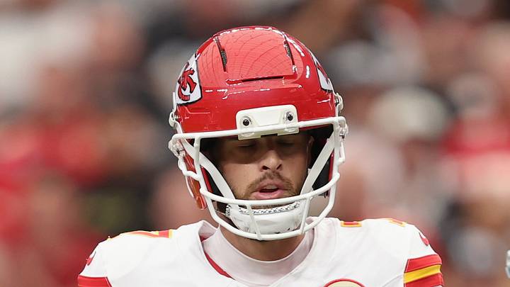 Kansas City Chiefs placekicker Harrison Butker (7) Kansas City Chiefs placekicker Harrison Butker (7)