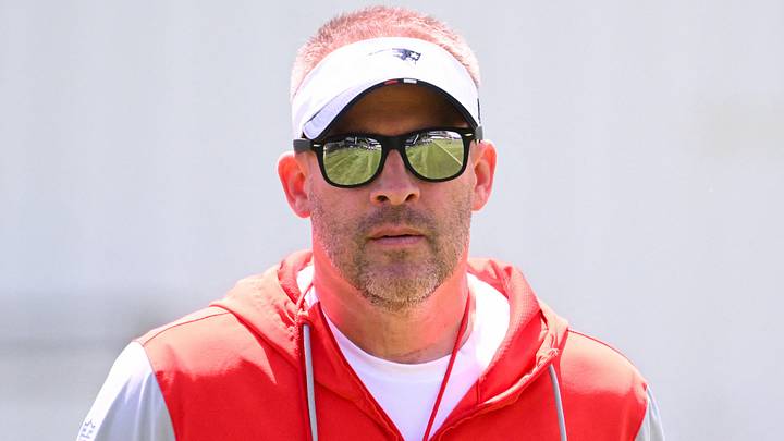 Jun 2, 2026; Foxborough, MA, USA; New England Patriots offensive coordinator Josh McDaniels arrives at the practice fields for the team's OTA at Gillette Stadium. Mandatory Credit: Eric Canha-Imagn Images Jun 2, 2026; Foxborough, MA, USA; New England Patriots offensive coordinator Josh McDaniels arrives at the practice fields for the team's OTA at Gillette Stadium. Mandatory Credit: Eric Canha-Imagn Images
