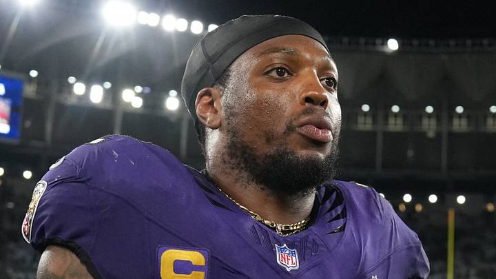 Baltimore Ravens running back Derrick Henry Mandatory Credit: Kirby Lee-Imagn Images Baltimore Ravens running back Derrick Henry Mandatory Credit: Kirby Lee-Imagn Images