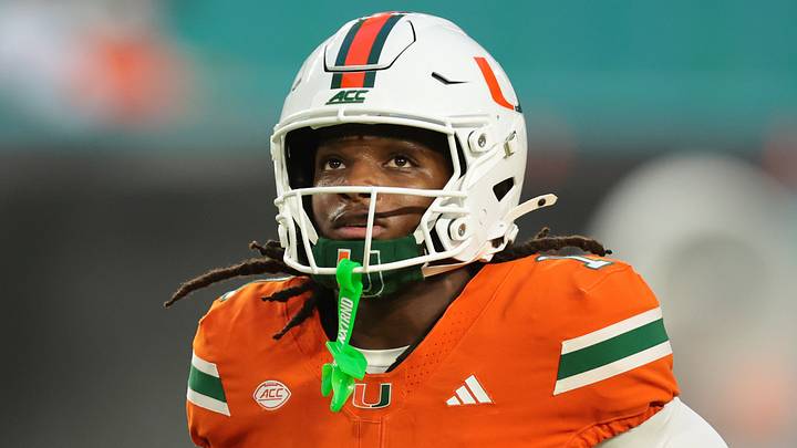 Sep 10, 2026; Miami Gardens, Florida, USA; Miami Hurricanes wide receiver Malachi Toney (1) looks on during warm ups prior to the game against the Florida A&M Rattlers at Hard Rock Stadium. Mandatory Credit: Sam Navarro-Imagn Images Sep 10, 2026; Miami Gardens, Florida, USA; Miami Hurricanes wide receiver Malachi Toney (1) looks on during warm ups prior to the game against the Florida A&M Rattlers at Hard Rock Stadium. Mandatory Credit: Sam Navarro-Imagn Images