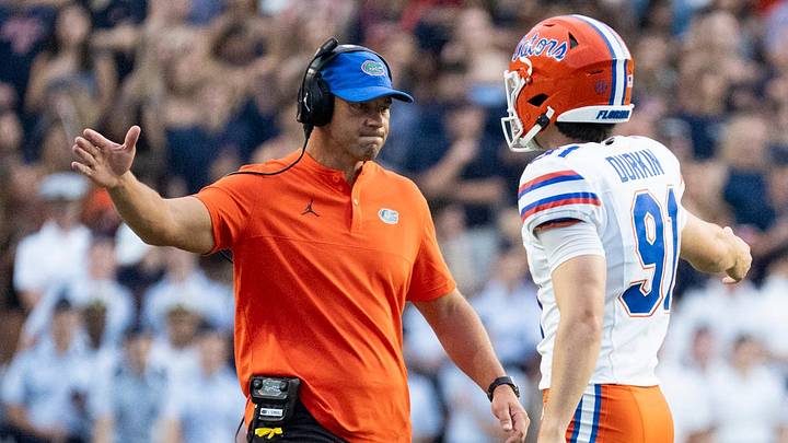 Florida Gators head coach Jon Sumrall is 3-0 in his first season. Florida Gators head coach Jon Sumrall is 3-0 in his first season.