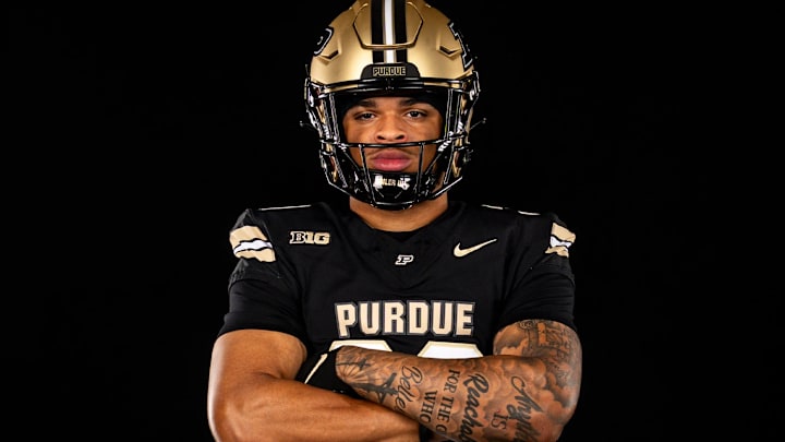 Now-former Purdue running back Jaron Thomas. 