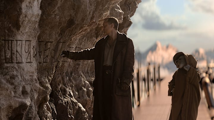 (L-R) Jod Na Nawood (Jude Law) and Neel (Robert Timothy Smith) in Lucasfilm’s STAR WARS: SKELETON CREW, exclusively on Disney+. ©2024 Lucasfilm Ltd. & TM. All Rights Reserved. Image Credit: The Walt Disney Company Getty Images