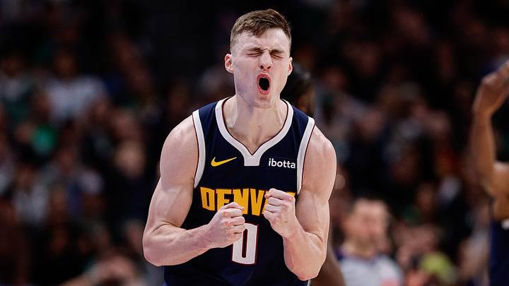 Denver Nuggets guard Christian Braun Denver Nuggets guard Christian Braun