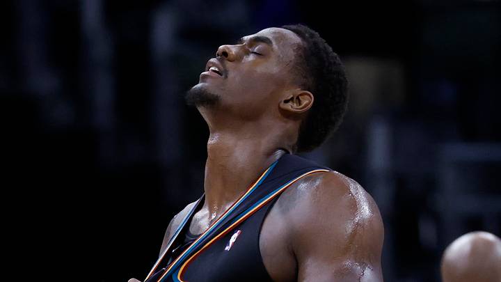 Mar 25, 2026; Detroit, Michigan, USA; Detroit Pistons center Jalen Duren (0) reacts after the game against the Atlanta Hawks at Little Caesars Arena. Mandatory Credit: Rick Osentoski-Imagn Images Mar 25, 2026; Detroit, Michigan, USA; Detroit Pistons center Jalen Duren (0) reacts after the game against the Atlanta Hawks at Little Caesars Arena. Mandatory Credit: Rick Osentoski-Imagn Images