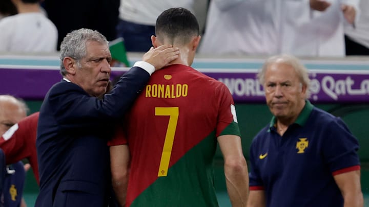 Cristiano Ronaldo und Fernando Santos