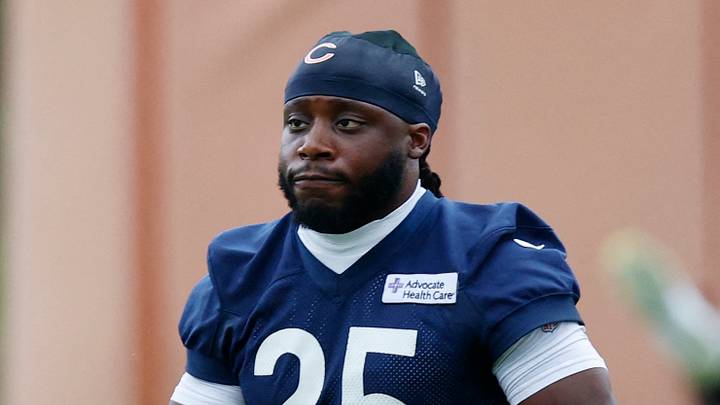 Chicago Bears running back Kyle Monangai