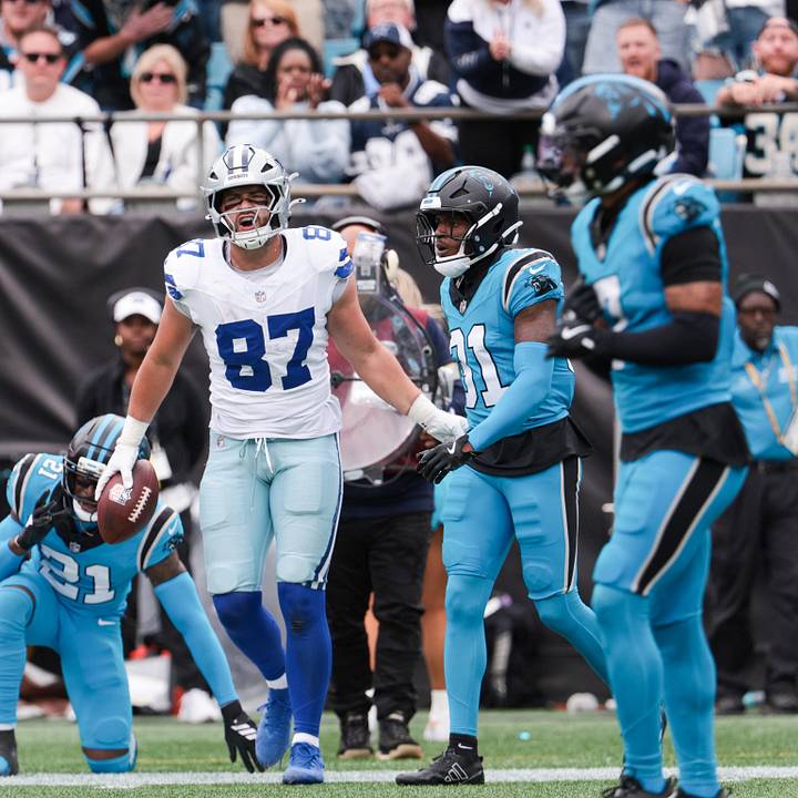 Jake Ferguson's fiancée Haley Cavinder rocks custom Cowboys jeans