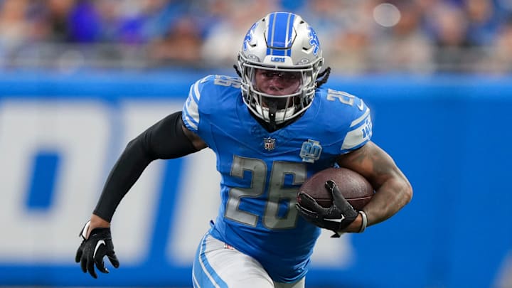 Detroit Lions running back Jahmyr Gibbs