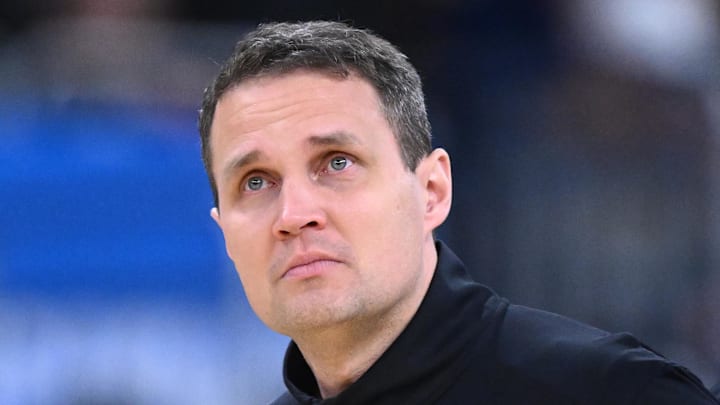 Mar 22, 2025; Providence, RI, USA; McNeese State Cowboys head coach Will Wade during the second half of a second round men’s NCAA Tournament game against the Purdue Boilermakers at Amica Mutual Pavilion. Mandatory Credit: Brian Fluharty-Imagn Images Mar 22, 2025; Providence, RI, USA; McNeese State Cowboys head coach Will Wade during the second half of a second round men’s NCAA Tournament game against the Purdue Boilermakers at Amica Mutual Pavilion. Mandatory Credit: Brian Fluharty-Imagn Images