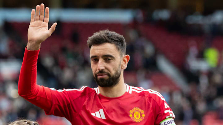 Bruno Fernandes was voted Man Utd’s Player of the Season for a fourth time in 2024–25.