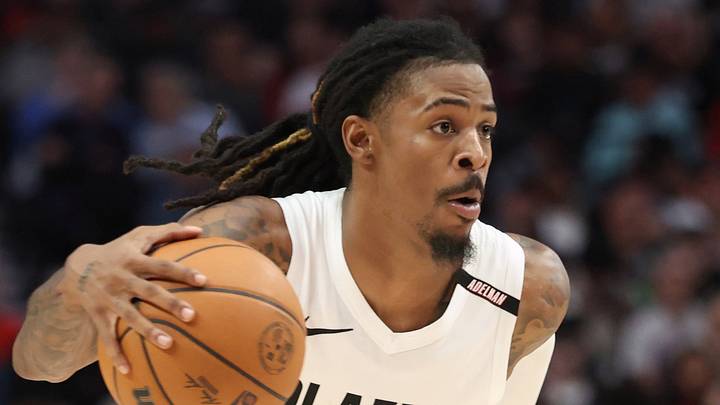 Oct 7, 2026; Portland, Oregon, USA; Portland Trail Blazers guard Ja Morant (1) drives to the basket against the Golden State Warriors during the first half at Moda Center. Mandatory Credit: Jaime Valdez-Imagn Images Oct 7, 2026; Portland, Oregon, USA; Portland Trail Blazers guard Ja Morant (1) drives to the basket against the Golden State Warriors during the first half at Moda Center. Mandatory Credit: Jaime Valdez-Imagn Images