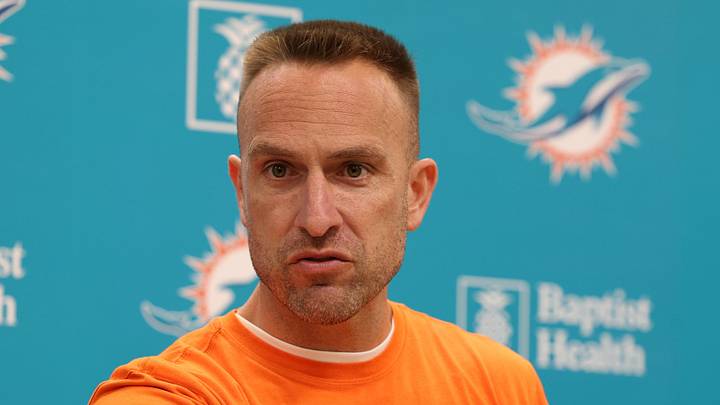 Miami Dolphins head coach Jeff Hafley Miami Dolphins head coach Jeff Hafley