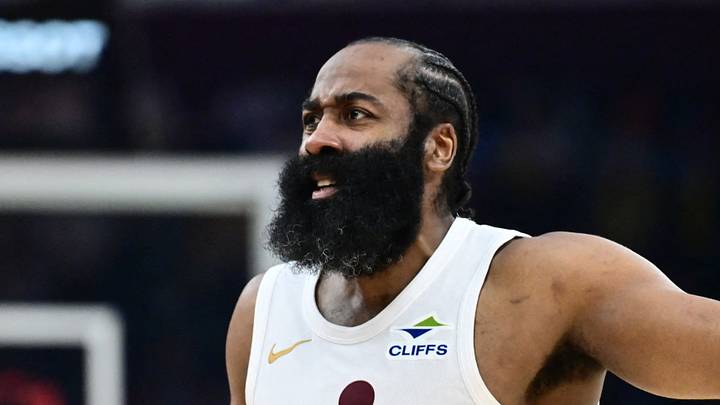 Mar 9, 2026; Cleveland, Ohio, USA; Cleveland Cavaliers guard James Harden (1) reacts after a play during the second half against the Philadelphia 76ers at Rocket Arena. Mandatory Credit: Ken Blaze-Imagn Images Mar 9, 2026; Cleveland, Ohio, USA; Cleveland Cavaliers guard James Harden (1) reacts after a play during the second half against the Philadelphia 76ers at Rocket Arena. Mandatory Credit: Ken Blaze-Imagn Images