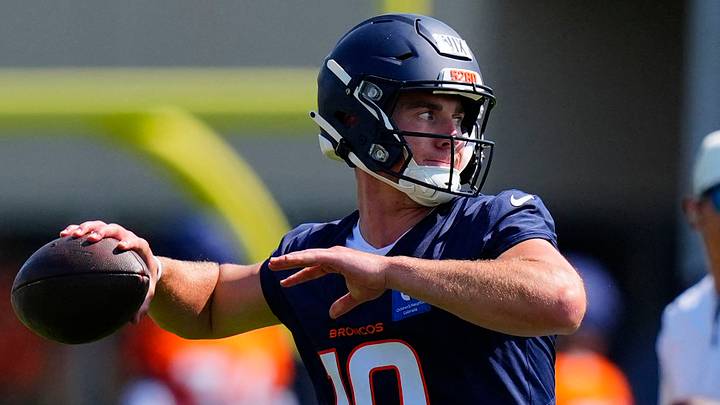 Denver Broncos quarterback Bo Nix