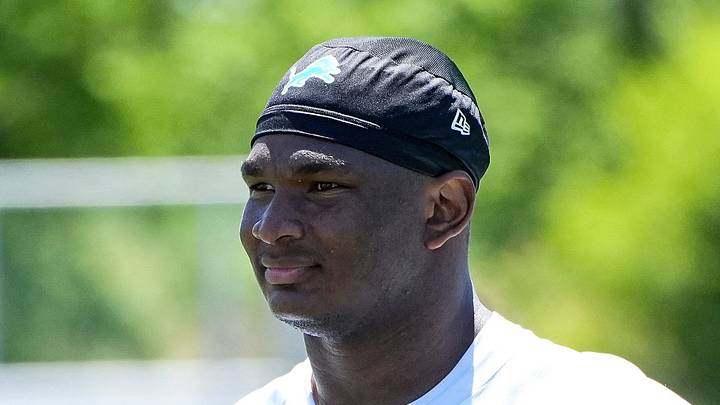 Detroit Lions defensive lineman Skyler Gill-Howard (50). Detroit Lions defensive lineman Skyler Gill-Howard (50).