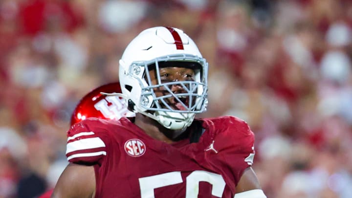 Oklahoma Sooners defensive lineman Gracen Halton (56)