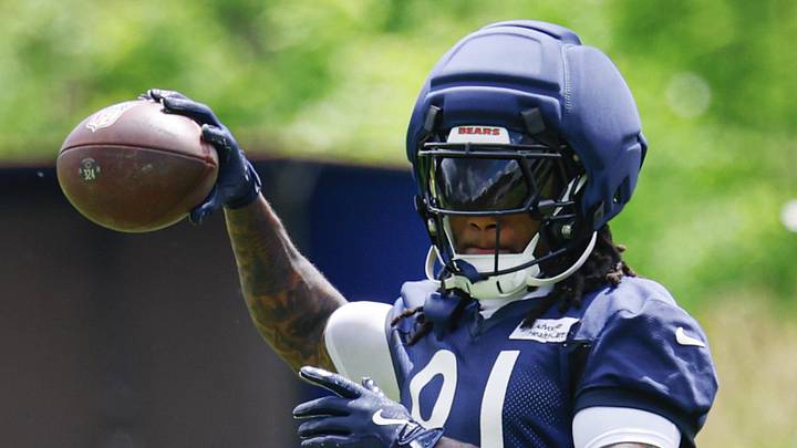 Chicago Bears wide receiver Zavion Thomas