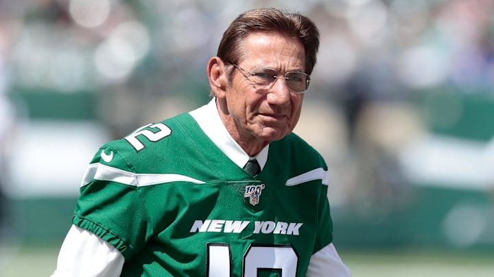 Former New York Jets quarterback Joe Namath