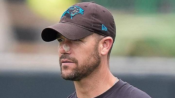 Carolina Panthers head coach Dave Canales