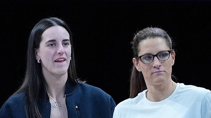 Stephanie White and Caitlin Clark
