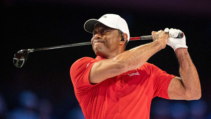 Tiger Woods made his return to golf during the TGL Finals.