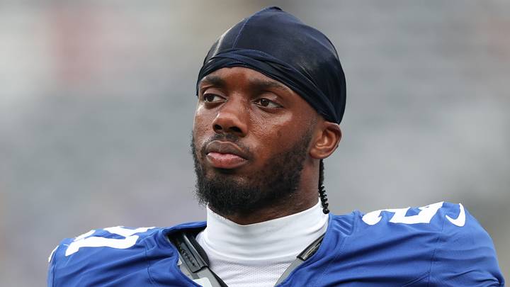 New York Giants cornerback Paulson Adebo New York Giants cornerback Paulson Adebo