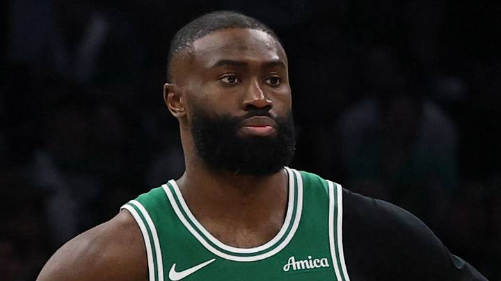 Former Boston Celtics guard Jaylen Brown (7).
