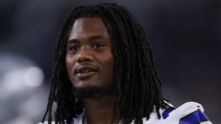 Dallas Cowboys running back Jaydon Blue Dallas Cowboys running back Jaydon Blue