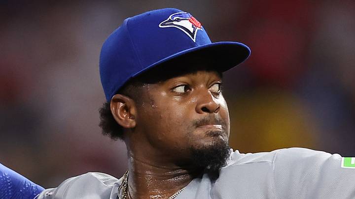Aug 7, 2026; Philadelphia, Pennsylvania, USA; Toronto Blue Jays pitcher Jose Soriano (40) throws a pitch against the Philadelphia Phillies during the third inning at Citizens Bank Park. Mandatory Credit: Bill Streicher-Imagn Images Aug 7, 2026; Philadelphia, Pennsylvania, USA; Toronto Blue Jays pitcher Jose Soriano (40) throws a pitch against the Philadelphia Phillies during the third inning at Citizens Bank Park. Mandatory Credit: Bill Streicher-Imagn Images