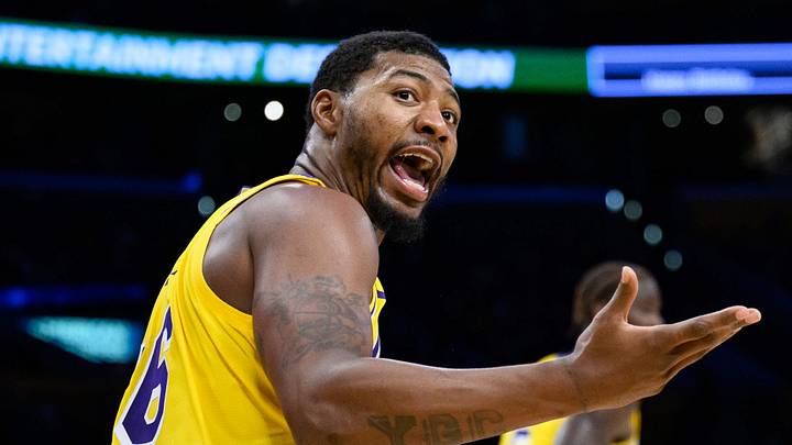 Los Angeles Lakers guard Marcus Smart Los Angeles Lakers guard Marcus Smart