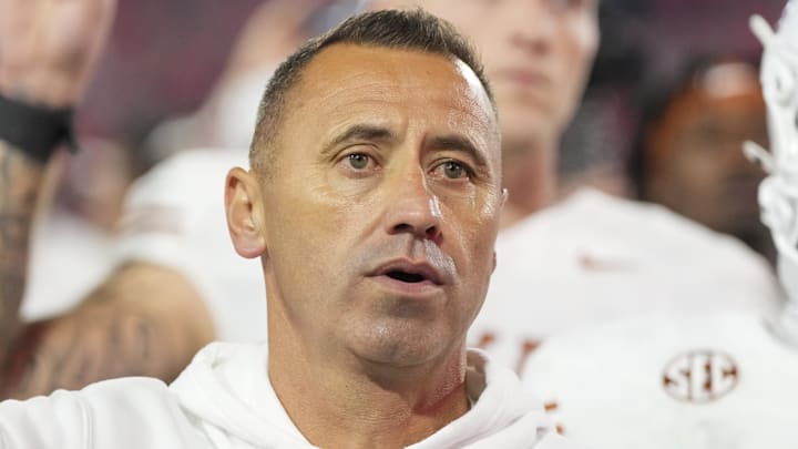 Texas Longhorns head coach Steve Sarkisian