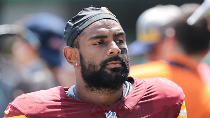 Washington Commanders running back Jeremy McNichols