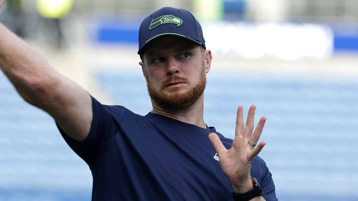Seattle Seahawks quarterback Sam Darnold Seattle Seahawks quarterback Sam Darnold