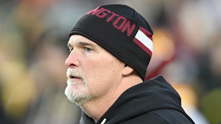 Washington Commanders head coach Dan Quinn