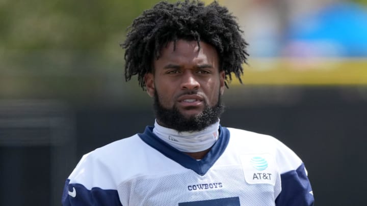 Jul 26, 2025; Oxnard, CA, USA; Dallas Cowboys receiver Josh Kelly (7) at training camp at the River Ridge Fields. Mandatory Credit: Kirby Lee-Imagn Images Jul 26, 2025; Oxnard, CA, USA; Dallas Cowboys receiver Josh Kelly (7) at training camp at the River Ridge Fields. Mandatory Credit: Kirby Lee-Imagn Images