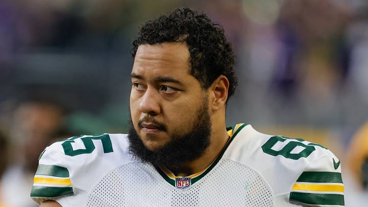 Green Bay Packers guard Aaron Banks