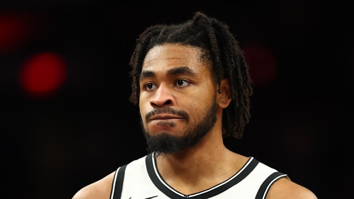 Brooklyn Nets guard Cam Thomas (24) against the Phoenix Suns at Mortgage Matchup Center on January 27, 2026. Brooklyn Nets guard Cam Thomas (24) against the Phoenix Suns at Mortgage Matchup Center on January 27, 2026.