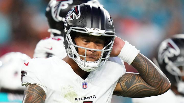 Atlanta Falcons quarterback Tua Tagovailoa Atlanta Falcons quarterback Tua Tagovailoa