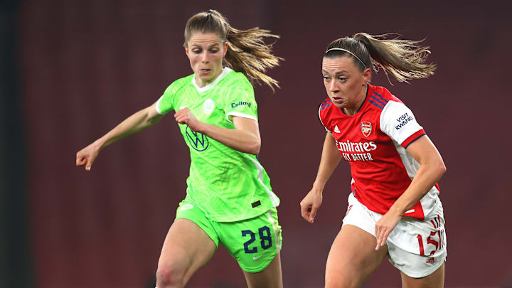 Tabea Waßmuth erzielte den Wolfsburger Treffer