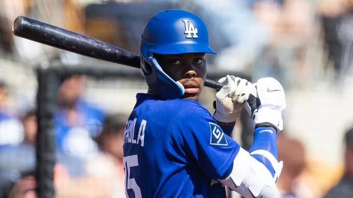 Los Angeles Dodgers outfielder Josue De Paula