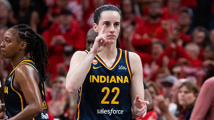 Sep 29, 2026; Indianapolis, Indiana, USA; Indiana Fever guard Caitlin Clark (22) during game two of the first round against the Las Vegas Aces for the 2026 WNBA Playoffs at Gainbridge Fieldhouse. Mandatory Credit: Trevor Ruszkowski-Imagn Images Sep 29, 2026; Indianapolis, Indiana, USA; Indiana Fever guard Caitlin Clark (22) during game two of the first round against the Las Vegas Aces for the 2026 WNBA Playoffs at Gainbridge Fieldhouse. Mandatory Credit: Trevor Ruszkowski-Imagn Images