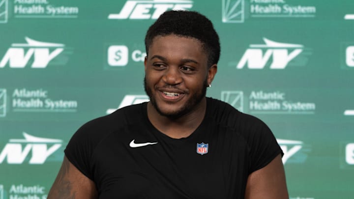 New York Jets right tackle Armand Membou