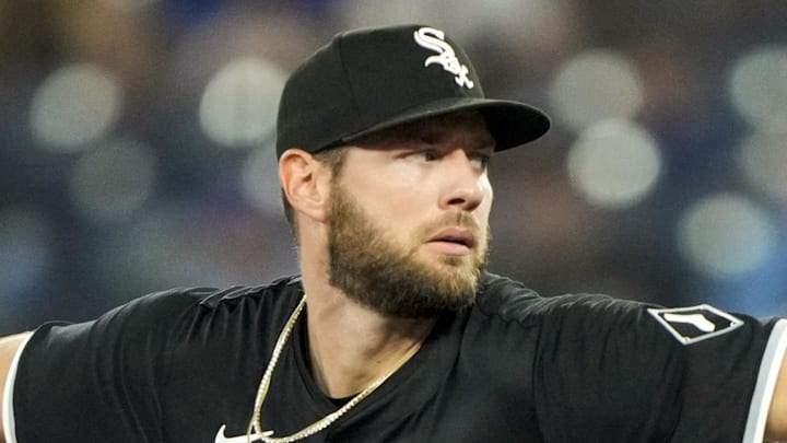 Chicago White Sox pitcher Adrian Houser (57) throws against the Toronto Blue Jays at the Rogers Centre. 