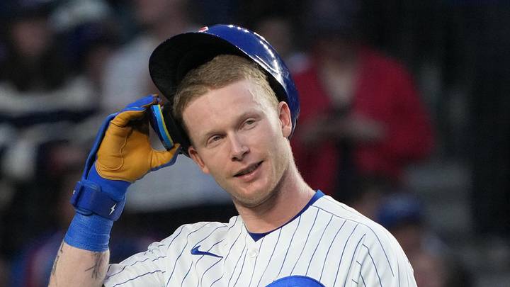 Jun 17, 2026; Chicago, Illinois, USA; Chicago Cubs center fielder Pete Crow-Armstrong (4) waits to see if replay decides if his home run against the Colorado Rockies was foul or fair. Video review decided it was a home run during the fourth inning at Wrigley Field. Mandatory Credit: David Banks-Imagn Images Jun 17, 2026; Chicago, Illinois, USA; Chicago Cubs center fielder Pete Crow-Armstrong (4) waits to see if replay decides if his home run against the Colorado Rockies was foul or fair. Video review decided it was a home run during the fourth inning at Wrigley Field. Mandatory Credit: David Banks-Imagn Images