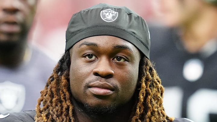 Aug 16, 2025; Paradise, Nevada, USA; Las Vegas Raiders running back Ashton Jeanty (2) walks off the field after the Raiders were defeated by the San Francisco 49ers 22-19 at Allegiant Stadium. Mandatory Credit: Stephen R. Sylvanie-Imagn Images